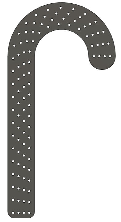 Easy Push Pixels, prepushed, Candy Cane - Practical Prop, 100 Pixels, 40