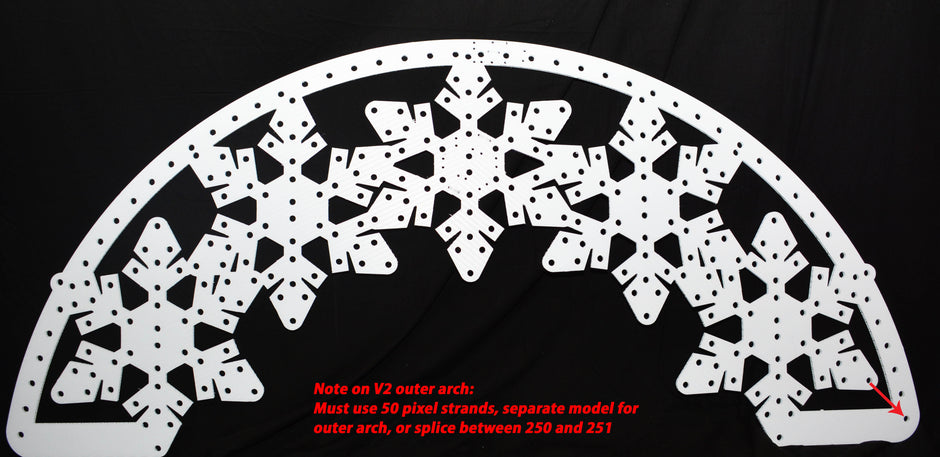 Snowflake Arch, 250-300 pixels, 30x60