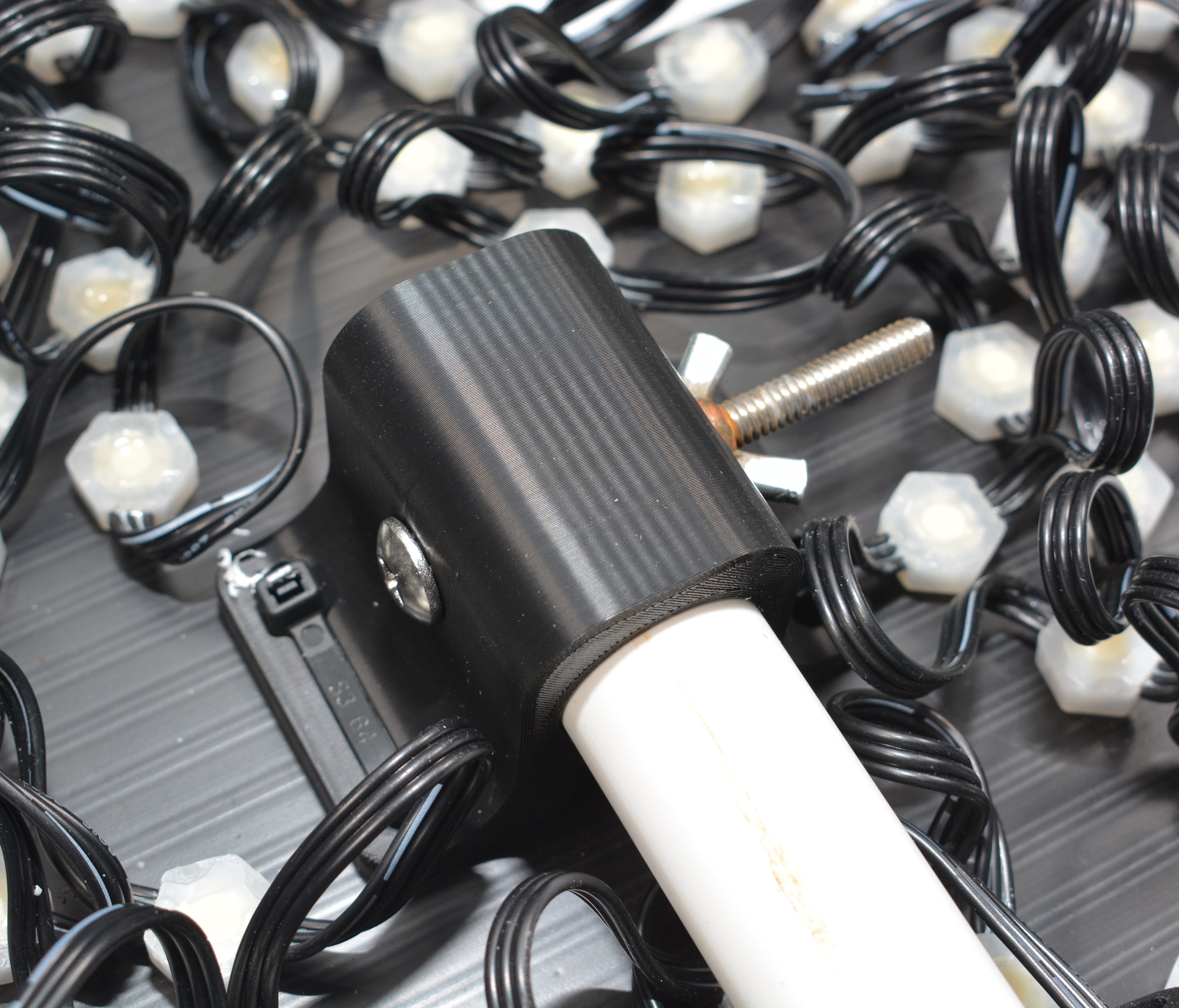 3D Printed Pipe to Coro support bracket, Universal