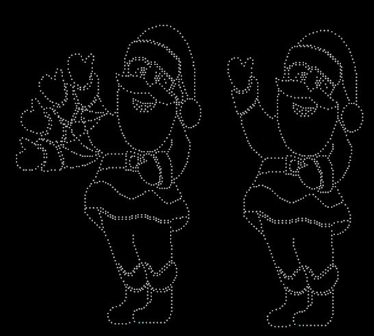 Santa standing - 6.5' tall