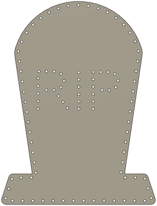 Tombstone RIP - 100 pixels - 36"