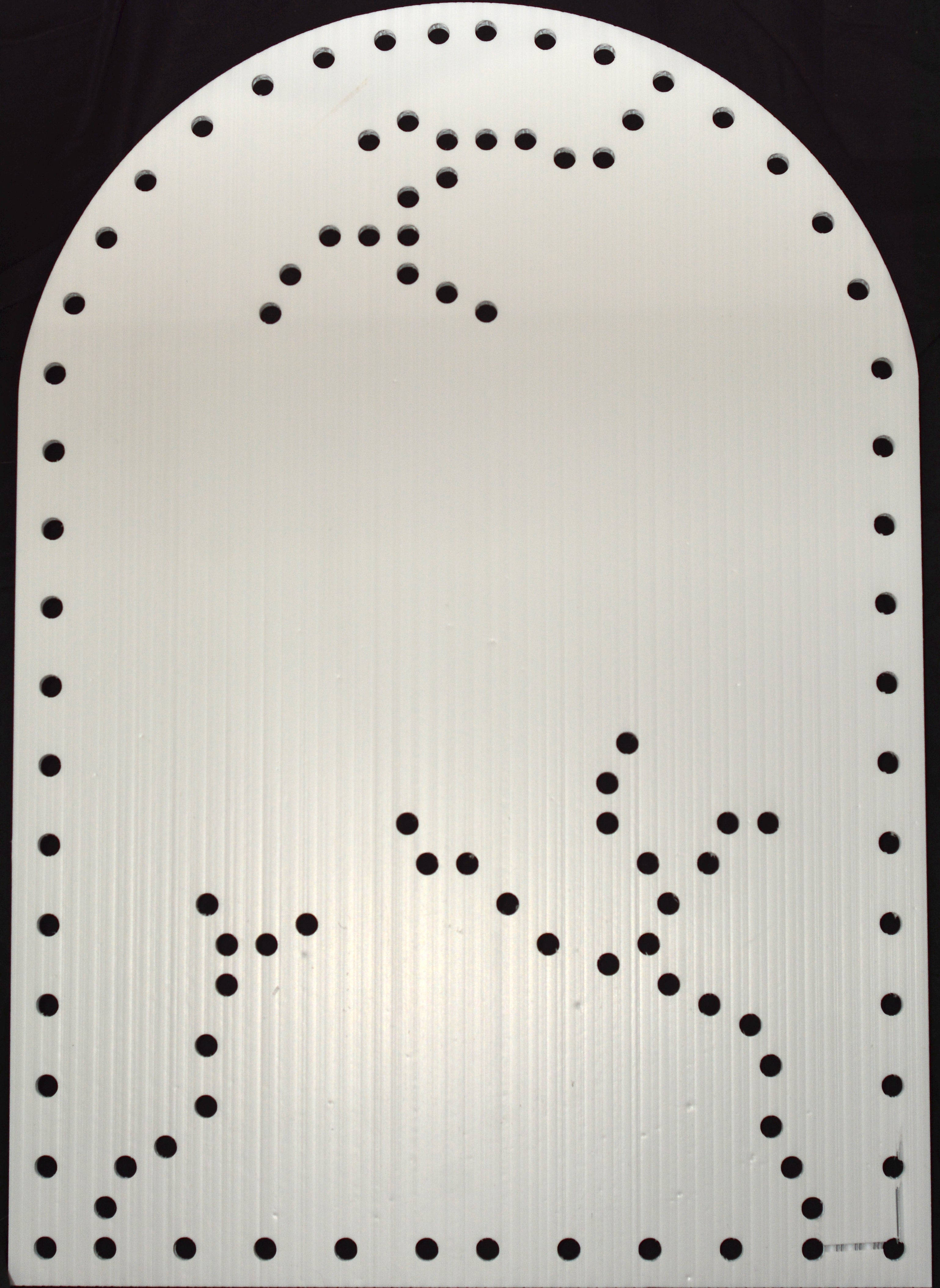 Tombstone with cracks, 100, 200, or 300 with matrix