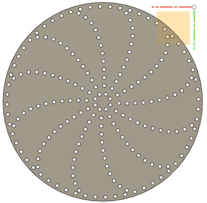 Easy Push Pixels, prepushed, Candy Peppermint Spinner - 24