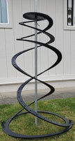 Twinkly Charlees Small Double Helix (Spiral Tree) - 2 sided, 2.25 spirals, 35-45