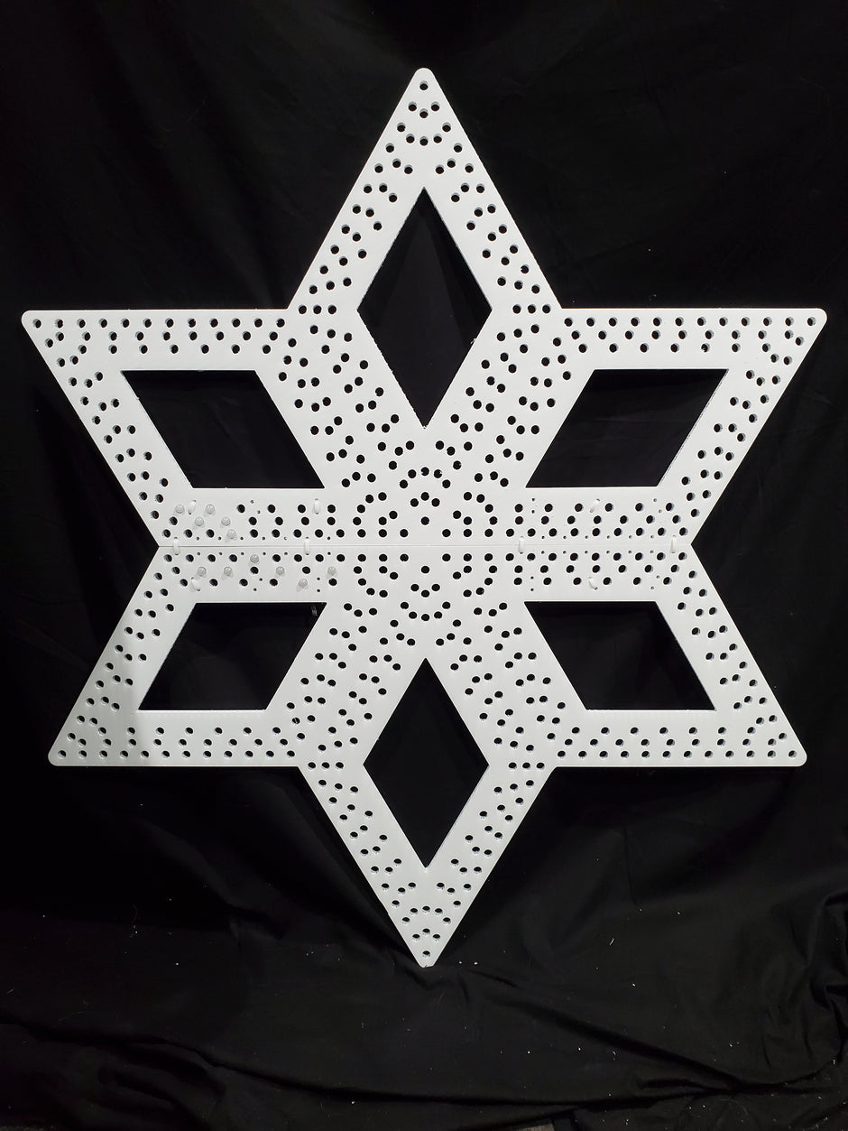 Snowflake Diamonds, 22x20" 150 pixels