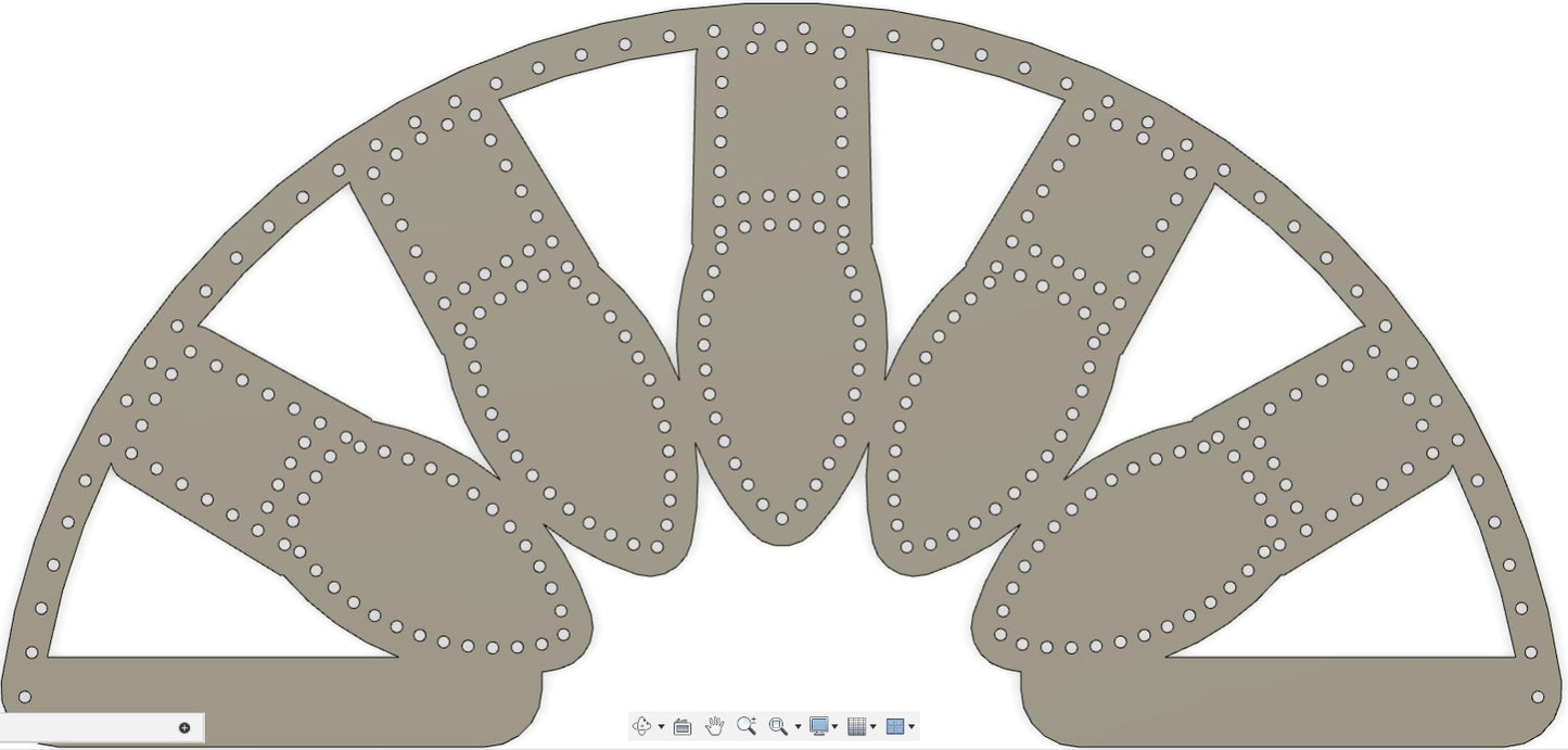 Twinkly - C9 Bulb/RBL Arch, 300 lights, 30x60", V1 and V2 Multiple Cuts