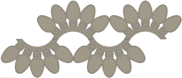 Twinkly - C9 Bulb/RBL Arch, 300 lights, 30x60", V1 and V2 Multiple Cuts