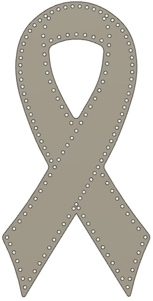 Twinkly Cancer Ribbon, 40", 150 Twinkly Lights