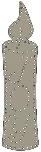 Candle 48", JOY or NOEL, 150 pixels