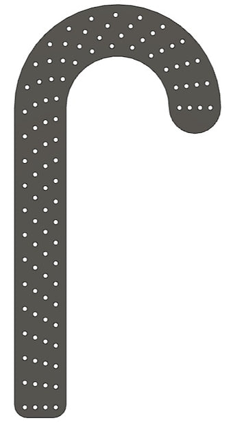 Candy Cane - Practical Prop, 100 Pixels, 40" tall