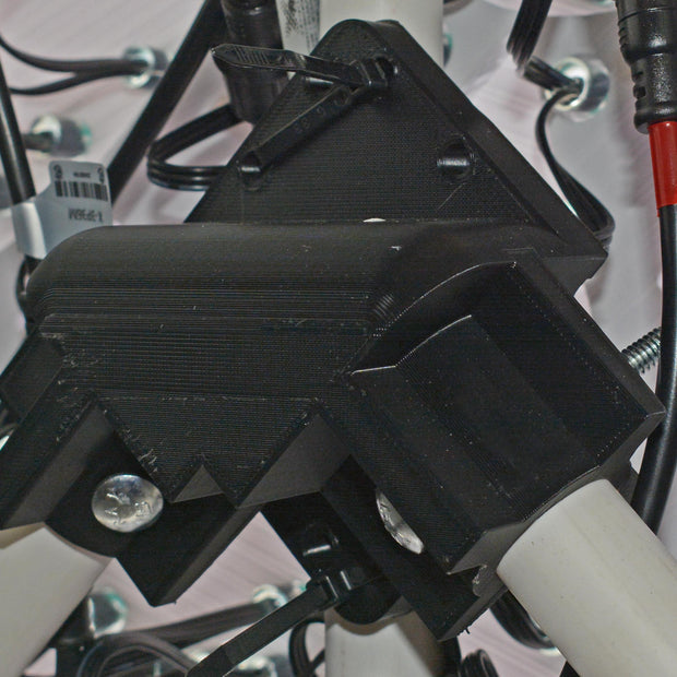3D Printed heavy duty corner frame support system