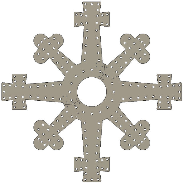 FrankenFlake / CrossFlake (208 and 200 pixel version) - 40"