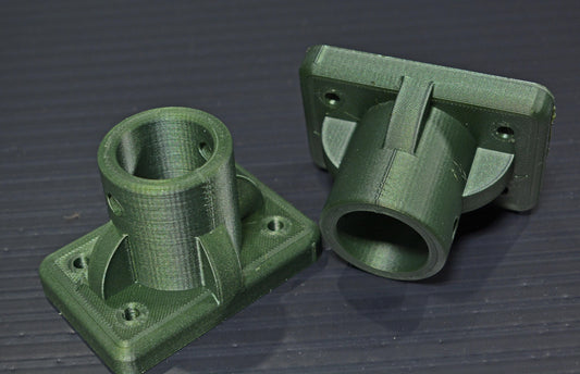 3D Printed Pipe to house support bracket, Universal