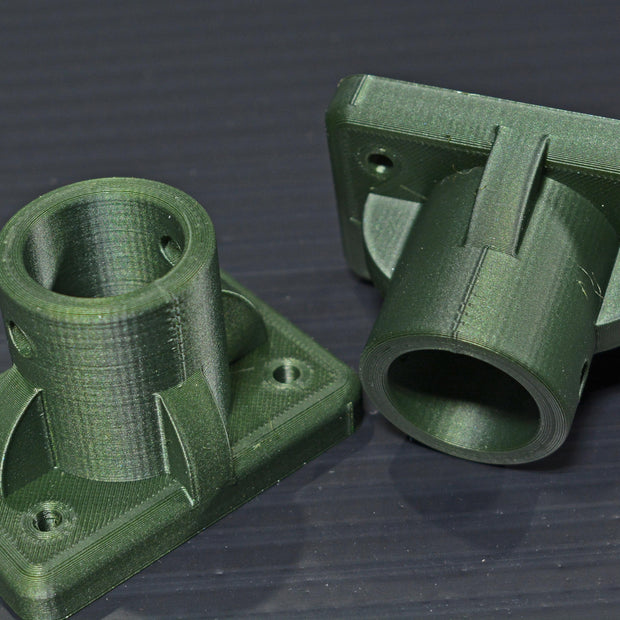 3D Printed Pipe to house support bracket, Universal