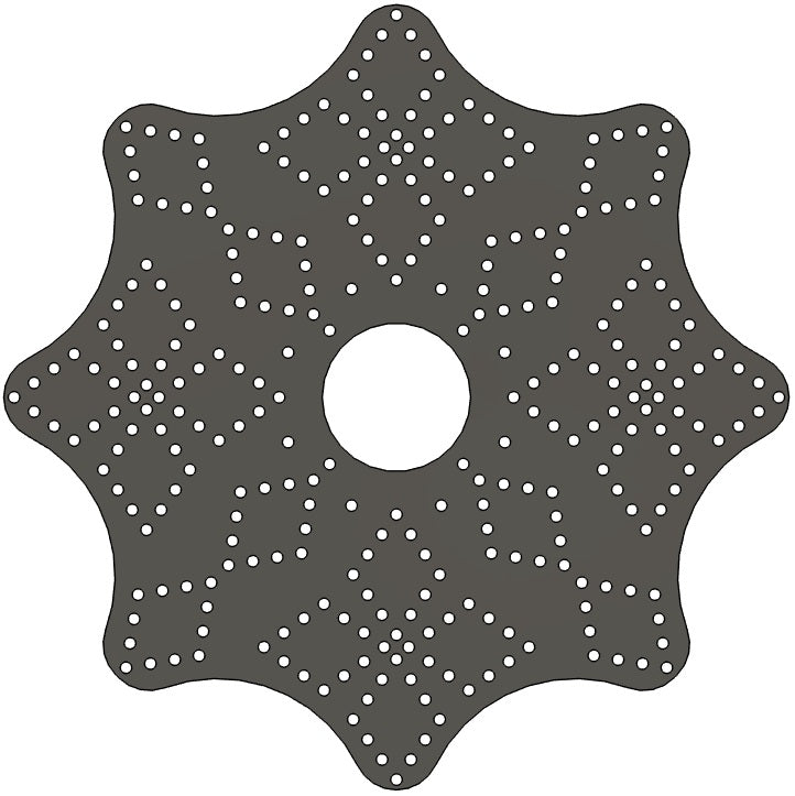 Diamond Wreath / Gear - 300 pixels, 31"