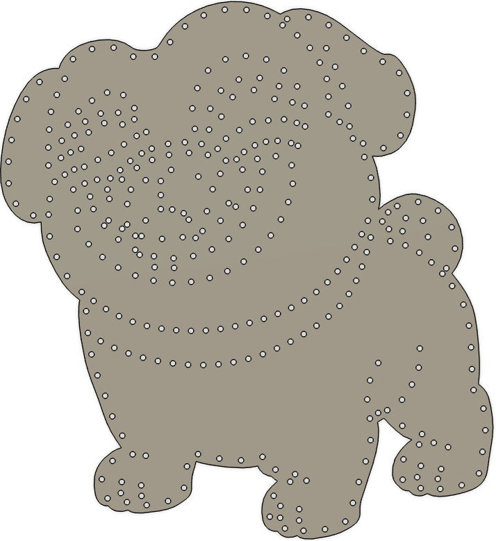 Singing Doggy Friend - 46x42, 350 pixels