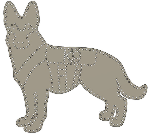 Twinkly German Shepherd; K9 or Matrix - 42" 350-450 Twinkly Lights
