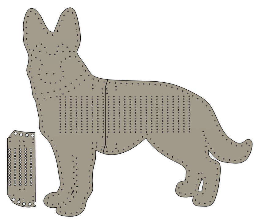 Twinkly German Shepherd; K9 or Matrix - 42