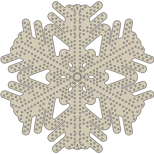 MahaloSnow - Snowflake; 47", 750 pixels