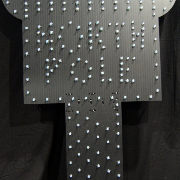 Twinkly North Pole Sign - multi purpose prop, 300 Twinkly Lights