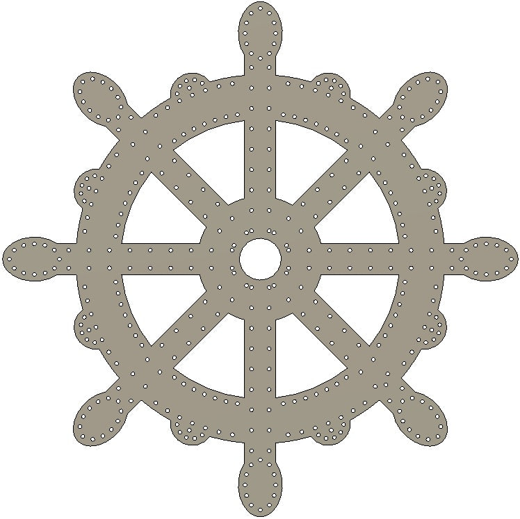 Ship Wheel (Helm) - ~4ft, 400 pixels