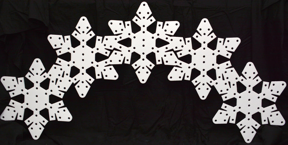 Snowflake Arch, 250-300 pixels, 30x60", V1 and V2 Multiple Cuts Only