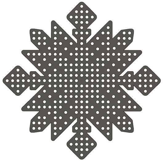 Snowflake - Quilted - HD, 23", 300 pixels