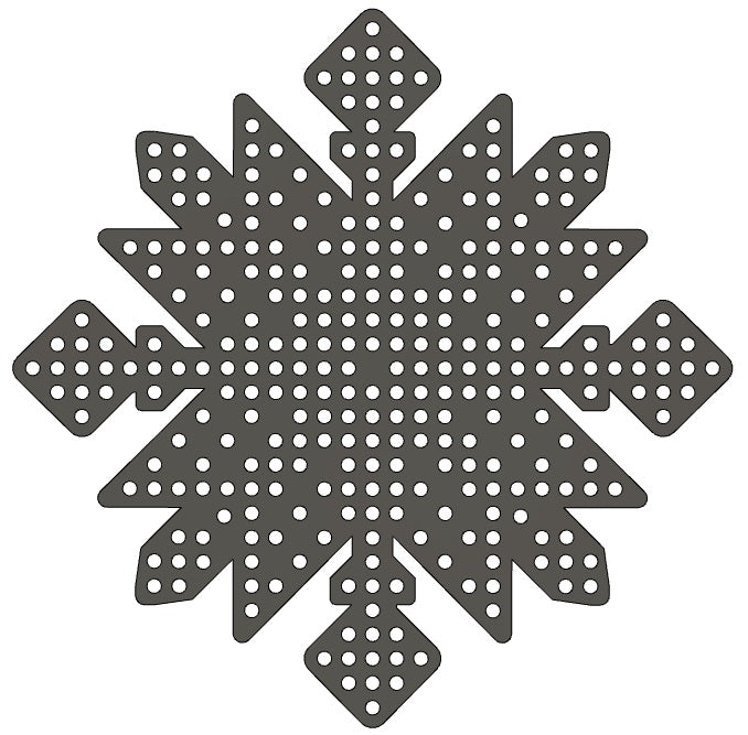 Twinkly Snowflake - Quilted - HD, 23", 300 Twinkly Lights