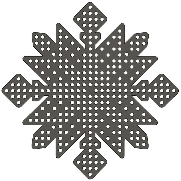Snowflake - Quilted - HD, 23", 300 pixels