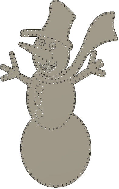 Tall snowman, 350 pixels 6.5+ft tall