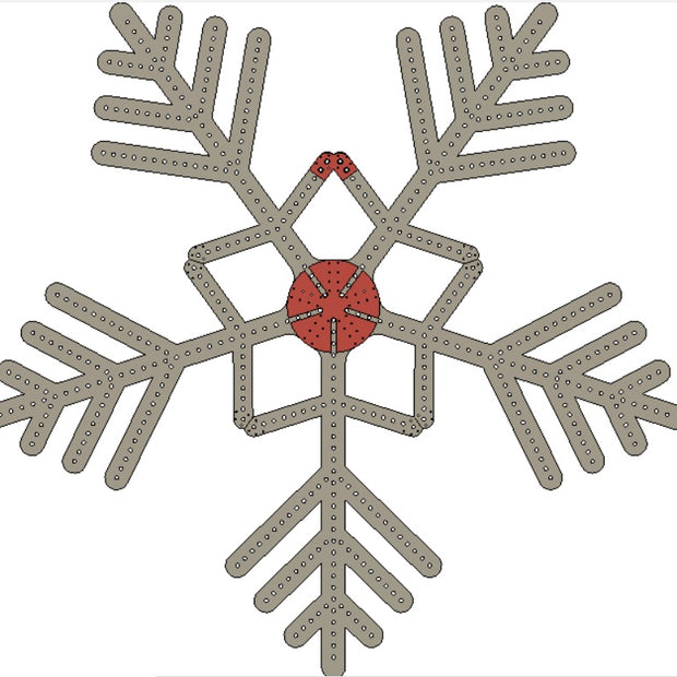 StarFlake - 7ft tall, 7.4ft wide, 500 pixels, easy break down!