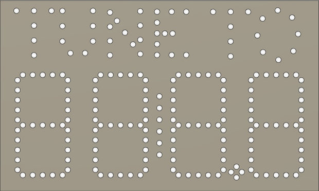 Easy Push Pixels, prepushed, Tune To Clock!