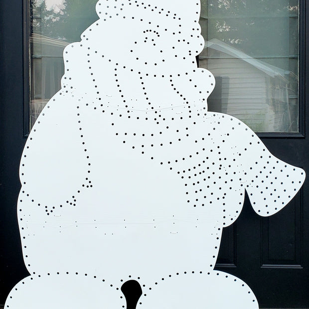 Christmas Polar Bear - 57" wide, 68" tall, 450 pixels