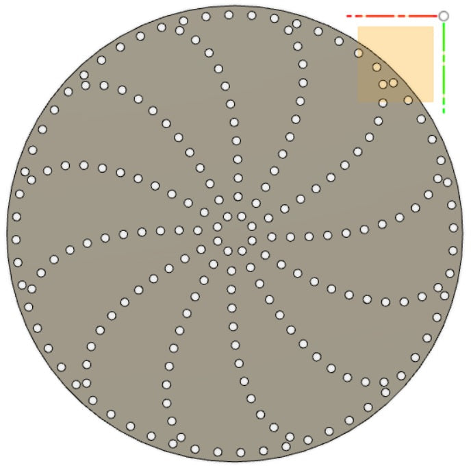 Twinkly- Candy Peppermint Spinner - 24", 100, 200, 250 pixels