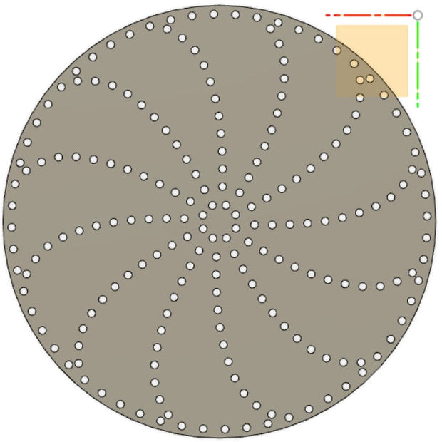 Twinkly- Candy Peppermint Spinner - 24", 100, 200, 250 pixels
