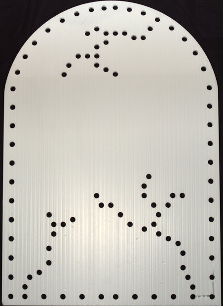 Twinkly Tombstone with cracks, 100, 200, or 300 with matrix