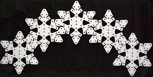 Snowflake Arch, 250-300 pixels, 30x60", V1 Single Cut