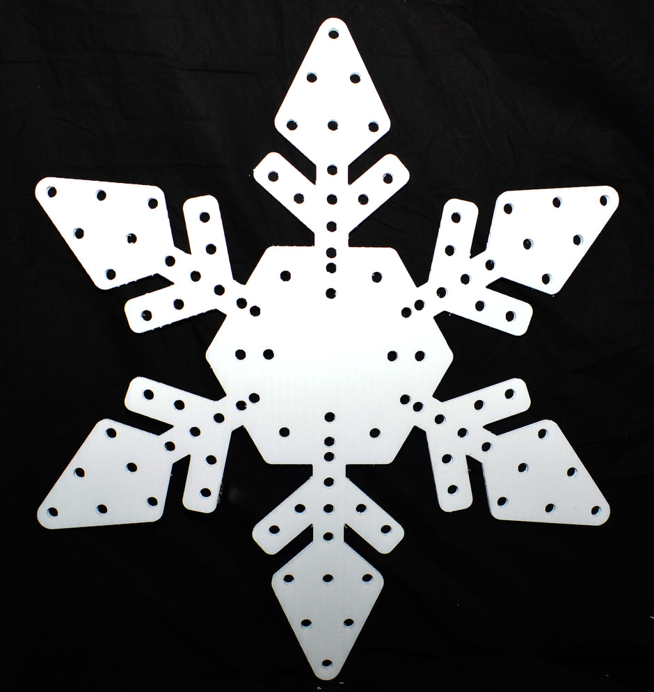 Twinkly Snowflake, medium, 100 or 150 Twinkly Lights