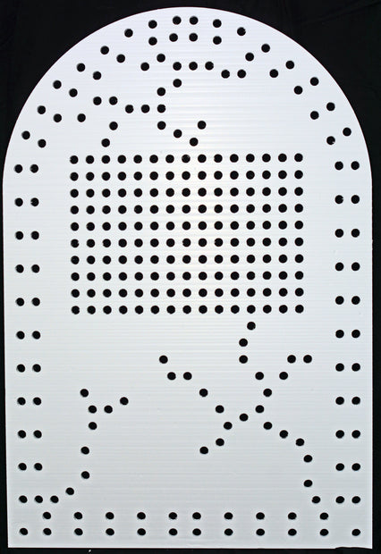 Twinkly Tombstone with cracks, 100, 200, or 300 with matrix