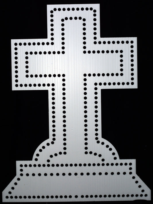 Tombstone with cross, 2 variations, 150 and 300 pixels